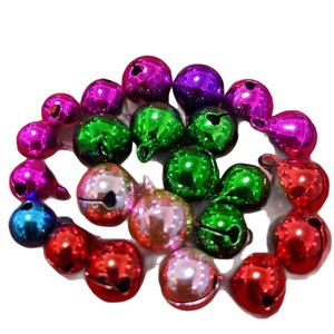 Campanas de metal coloridas de 14mm, 18mm, 22mm, cobre galvanizado para hacer pulseras, accesorios de joyería, formas mixtas, patrón redondo - Product Image 5
