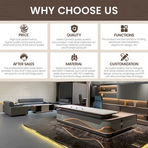 Mesa de madeira da divisória da mobília modular luxuosa moderna do escritório do compartimento para o apartamento do hospital-projeto exclusivo do fornecedor da fábrica - Product Image 2