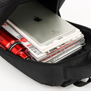 Large Capacity Men's <b>Backpack</b> <b>With</b> Laptop <b>Compartment</b> For Business Travel And School Use Black - Product Image 4