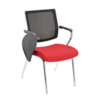 Tables et chaises de formation modernes en maille pour salles de conférence, chaise de formation de bureau, chaise d'étudiant avec tablette – Vente en gros