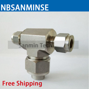 NBSANMINSE ข้อต่อสแตนเลสแบบอัดแรงดัน 316 สำหรับท่อแก๊สแรงดันสูง พร้อมตัวกรองทางเดียว สำหรับใช้ในห้องปฏิบัติการ - Product Image 2