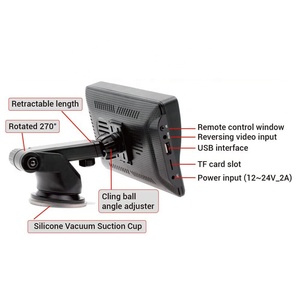 <span class=keywords><strong>Enregistreur</strong></span> <span class=keywords><strong>vidéo</strong></span> portable IPoster 7 pouces AHD 1080P IPS avec vision nocturne, écran d'affichage, angle de 360 degrés, Apple CarPlay, Android Auto, autoradio - Product Image 5