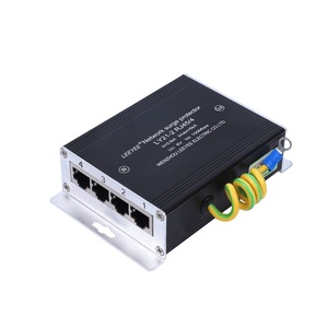 Protector contra sobretensiones RJ45 de 4 puertos, 100Mbps, <span class=keywords><strong>protección</strong></span> contra rayos spd - Product Image 1