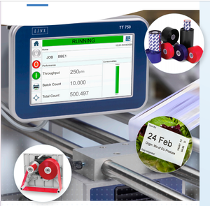 Hot Sale Automatic QR Bar <strong>Code</strong> <strong>Date</strong> Printer /Linx TT500 Thermal Transfer Coder 32mm <strong>Printhead</strong> TTO Printer - Product Image 4