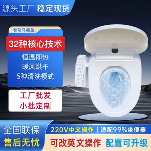 Smart Toilet Seat Elongated V Shape 12.5-18 Hole Spacing Plastic With Heating Washing Drying Function Chinese Factory Wholesale - Product Image 3