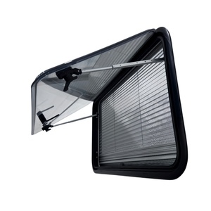 Accessoires pour <span class=keywords><strong>camping</strong></span>-<span class=keywords><strong>car</strong></span>, fenêtre de caravane en aluminium 900x450mm avec moustiquaire plissée et rideau pour remorque, <span class=keywords><strong>camping</strong></span>-<span class=keywords><strong>car</strong></span>, fourgonnette - Product Image 4