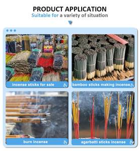 Nhang trầm thủ công bán buôn số lượng lớn, hương thơm Ấn Độ, xuất xứ Giang Tây, 8 inch - Product Image 5