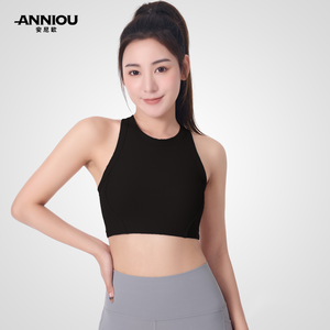 Sujetador deportivo desnuda supersuave al por mayor Sujetador deportivo <span class=keywords><strong>a</strong></span> prueba de golpes Sujetador deportivo de alta resistencia para entrenamiento correr gimnasio sujetador de Yoga acanalado - Product Image 6