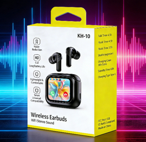 Blue-tooth Digital Display Touch Control IPX4 Waterproof HiFi Stereo Sound Low Latency AAC Type C Charging Case <strong>for</strong> Running - Product Image 1