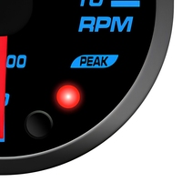 Tachometer LED 52mm 0-10 x1000 RPM Analog RPM Meter untuk Dashboard Mobil Universal