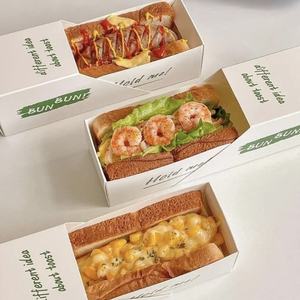 Personalizzabile eco-friendly forno Sandwich Box contenitore <span class=keywords><strong>di</strong></span> qualità alimentare <span class=keywords><strong>cartone</strong></span> imballaggio <span class=keywords><strong>per</strong></span> pane <span class=keywords><strong>e</strong></span> Go negozio <span class=keywords><strong>di</strong></span> materiale <span class=keywords><strong>di</strong></span> <span class=keywords><strong>carta</strong></span> - Product Image 1