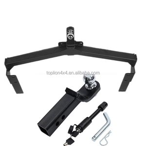 Accessoires de voiture personnalisés en direct d'usine, barre de remorquage arrière avec crochets, barre de remorquage arrière en acier de haute qualité pour Highlander - Product Image 1