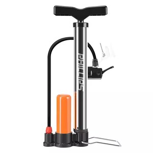 Pompe à air manuelle Phillips 160 PSI haute pression en acier inoxydable pour vélo, voiture, moto, ballon de basket, jouet, avec adaptateur de buse - Product Image 5