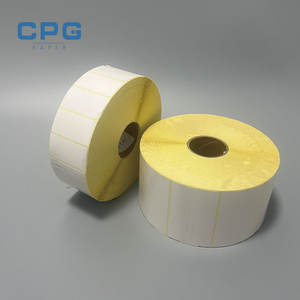 Etiqueta Térmica Directa Personalizada para Supermercado, 40x20mm, Etiqueta de Código de Barras Ecológica, Papel de Etiqueta de 75x50mm para Logística - Product Image 1