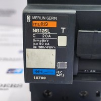 Plc Multi 9 Ng125l C 20a 8kv 50ka 380/415v~ Circuit Breaker 2 Pole for Warranty Product