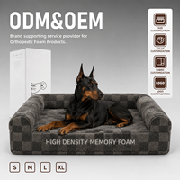 Großhandel Premium Orthopädisches Hundebett aus Memory-Schaum mit Schwammkern und abnehmbarem, waschbarem Bezug für Tiermarken-Einzelhändler OEM/ODM