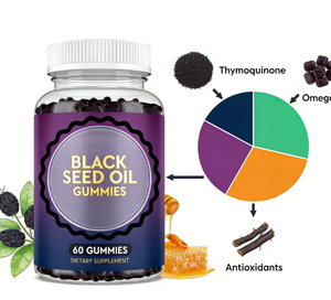 Gomitas de Aceite de Semillas Negras en Oferta, Suplemento Natural de Nigella Sativa para la Salud Digestiva y Refuerzo del Sistema Inmunitario - Product Image 2