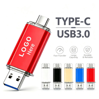 Memoria USB Personalizada con Logotipo, 2 en 1, 8GB/64GB, Tipo C, OTG, Interfaz USB 2.0, para Regalos Empresariales
