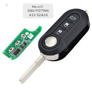 <span class=keywords><strong>Clé</strong></span> à distance 3B pour <span class=keywords><strong>Fiat</strong></span> 500 Doblo Qubo <span class=keywords><strong>Grande</strong></span> <span class=keywords><strong>Punto</strong></span> 2006-2013 système Delphi / Marelli BSI 433.92ASK PCF7946 remplacer la <span class=keywords><strong>clé</strong></span> intelligente - Product Image 2