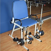 Chaise de thérapie physique pour la traction de l'articulation du genou, mobilier médical, chaise d'entraînement des jambes, des fémoraux et des quadriceps