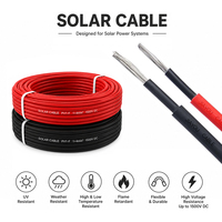 Solarkabel H1Z2Z2-K 4mm2 6mm2 2,5mm2 1500V DC Verzinntes Kupfer PV Photovoltaik-Solarkabel für Außeninstallation