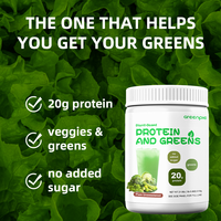 Greenpie Poudre de protéine végétalienne Vente en gros 20g de protéines Sans sucre ajouté Supplément nutritionnel de remplacement de repas Poudre de protéine