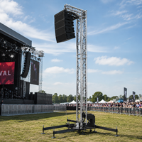Torre de Soporte para Sistemas de Sonido Line Array de 20 Pies de Altura, Capacidad Máxima de Carga Pesada de 1103 Libras