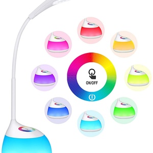 USB Charging Modern LED <b>Desk</b> Lamp ABS Body <b>Mini</b> Touch Reading Lamp for Home Office Flexible Novelty Shade Shape Battery Powered - Product Image 5
