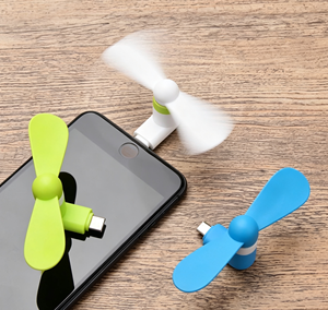 Mini ventilateur portable USB personnalisé avec logo, pour téléphone Android Type-C, silencieux, sans balais, micro-ventilateur de refroidissement à main, portable USB - Product Image 6