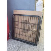 Clôture pliable en fil d'acier pour chien et chat, grand stylo en métal, escrime pour chiot, parc pour animaux de compagnie, course libre pour animaux de compagnie