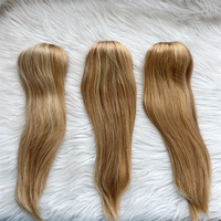 Queue de cheval de luxe avec cordon de serrage Emeda, extensions de cheveux humains de couleur blonde, trame vierge poney femmes