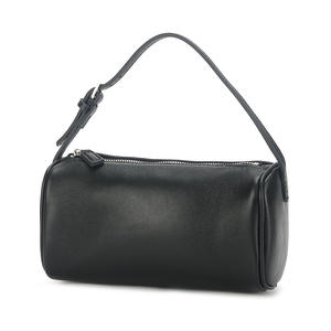 Sac <span class=keywords><strong>à</strong></span> <span class=keywords><strong>main</strong></span> en cuir véritable pour femmes en cuir de vachette de première couche Design de niche Sac <span class=keywords><strong>à</strong></span> bandoulière zippé haut de gamme Cylindrique <span class=keywords><strong>à</strong></span> la mode - Product Image 5