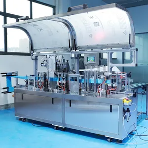 Machine de fabrication de tissus humides simples à tampon d'alcool à grande vitesse pour nettoyer la ligne de production de fabrication de lingettes