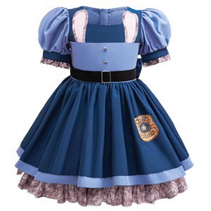 Set Costume da Poliziotto Coniglio per Bambini con Orecchie da Coniglio, Borsa, Guanti e Accessori per Ragazze, Halloween e <span class=keywords><strong>Cosplay</strong></span> - Product Image 3