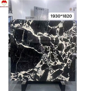 Diseñador amado mármol negro Calacatta <span class=keywords><strong>viola</strong></span> negro flor blanca piedra de mármol Natural Grand Antique losa de mármol blanco y negro - Product Image 4