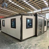 Maison conteneur modulaire préfabriquée de luxe, portable, mobile, 40 pieds, 20 pieds, avec salle de bain et cuisine, prête à être expédiée