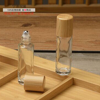 10ml rouleau bouteille en verre bambou rouleau bouteille de parfum