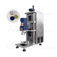 Machine de bouchage de bouteilles en plastique semi-automatique de bureau pour usage alimentaire
