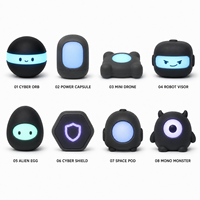 Lampe de nuit UFO en silicone souple personnalisée Waker, fabricant depuis plus de 20 ans, rechargeable, avec capteur tactile, décoration de bureau, cadeau