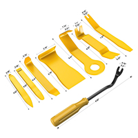 Outil de démontage universel pour voiture QEEPEI, outil multifonctionnel pour retirer les clips en plastique, 8 pièces, étui rigide, garantie de 6 mois