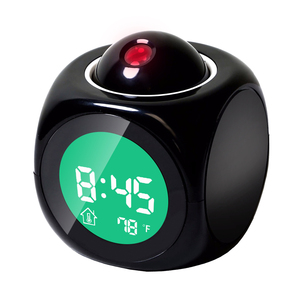 Reloj Despertador Digital con Proyección LED, Pantalla LCD, Función de Snooze, Termómetro con Avisos de Voz - Product Image 6