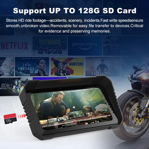 ระบบนำทาง GPS สำหรับมอเตอร์ไซค์ขนาด 6.25 นิ้ว กล้องติดรถยนต์อัจฉริยะไร้สายแบบยูนิเวอร์แซล รองรับ Carplay ควบคุมด้วยเสียง หน้าจอสัมผัส ZC15 - Product Image 6