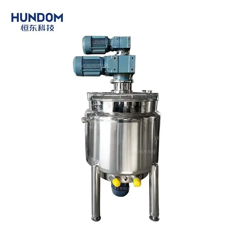 Stainless Steel Ketchup Mixing Machine Electric Heating And Mixing Tank For Chocolate Sugar Melt