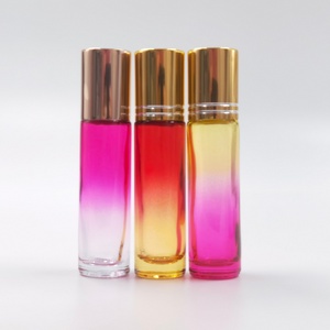 5ml 10 Color Natural Gemstone Colorful Frosted Essential Oil <b>Glass</b> Roller Bottle - Product Image 3