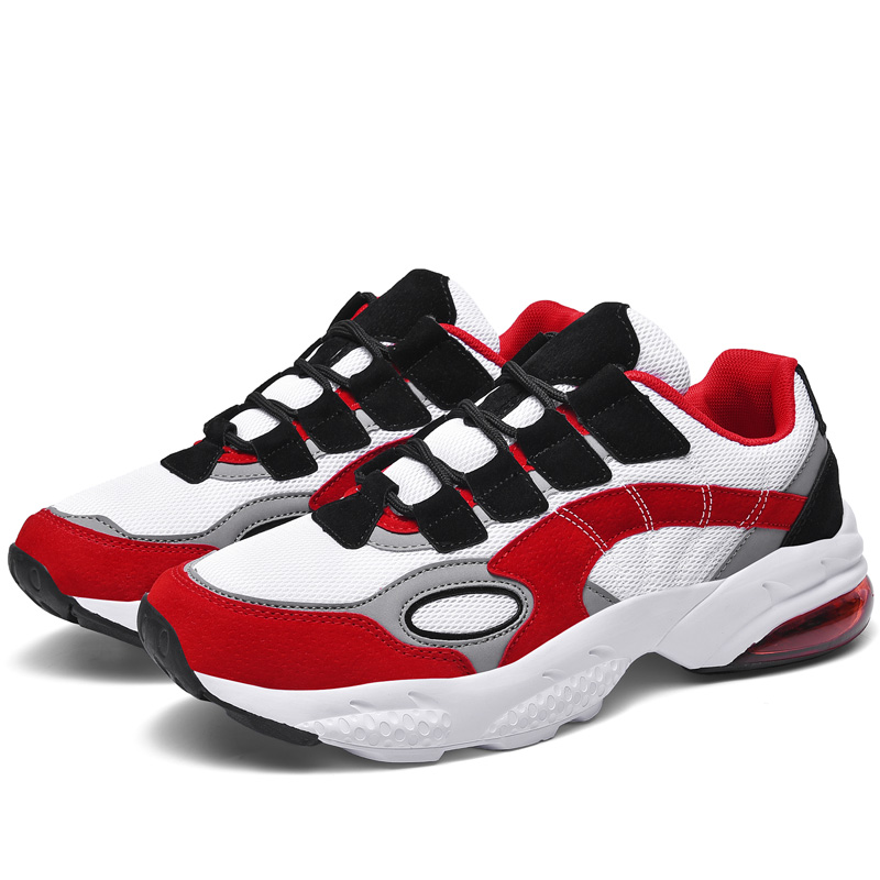 Fashion Design Outdoor Men Sport Shoes Arch Supportive Casual Shoes Air Cushion Training Badminton Breathable Shoes Men