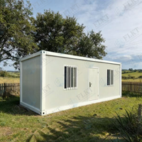 Maison conteneur modulaire de luxe préfabriquée FLKT à double aile extensible et pliable