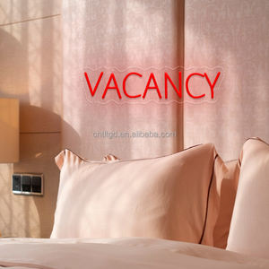 Пользовательские светодиодные фонари неоновая вывеска вакансия дропшиппинг декор для магазина бар здание - Product Image 2