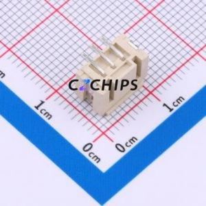 HCZZ0469-3 Wire-to-Board Pin Header SMD,P=2mm Connector ( Pin Structure: 1x3P )( Pitch: 2mm )( Mounting Type: Vertical Mount ) - Product Image 2