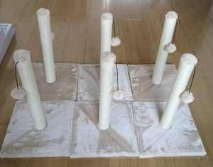 Relipet toptan kedi tırmanma çerçeve kedi tırmalama sütunu kedi ağaçları küçük bir asılı top ile - Product Image 6