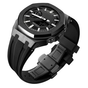 Kit de Modification pour Homme avec Bracelet de Remplacement et Ensemble de Lunette, Boîtier en Métal et Bracelet en Silicone : G-Shock <span class=keywords><strong>GA</strong></span>-2100/<span class=keywords><strong>GA</strong></span>-<span class=keywords><strong>2110</strong></span> - Product Image 6